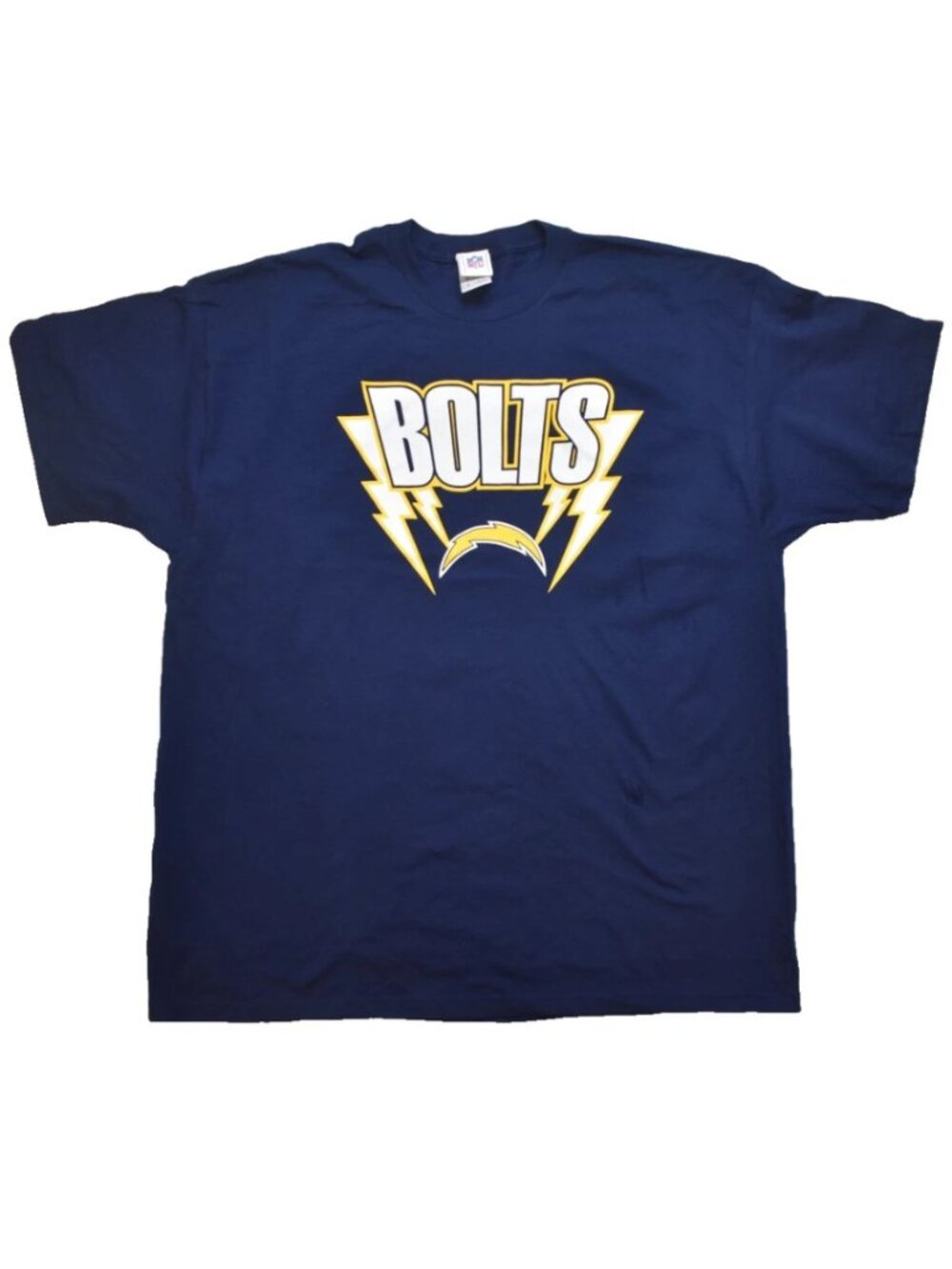 NFL Mens Los Angeles Chargers Bolts Logo Blue Shirt New 2XL